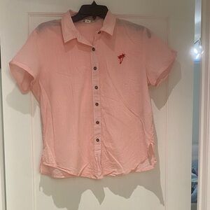 Billabong Pink Short Sleeve Top